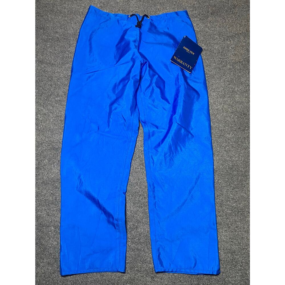 New Vintage Log House Designs Gore Tex Waterproof Pants Adult XL/Blue